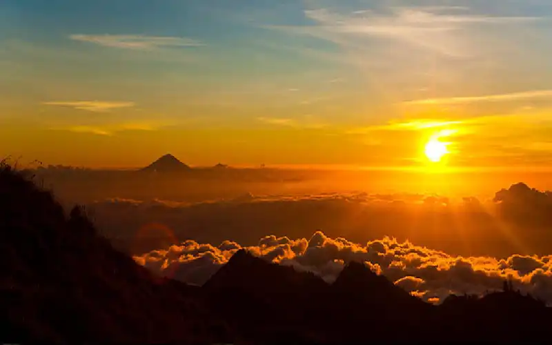 batur volcano
